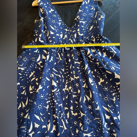 Zara Blue A-Line Dress - Picture 11 of 15